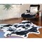 Homeroots 0.25 x 4.25 x 5 in. Faux Hide Rug Sugarland Black and amp; White 294242 - alternate 2